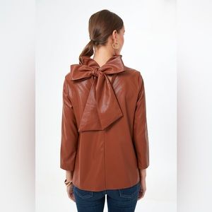 Tuckernuck Cognac Leather Faye Top
